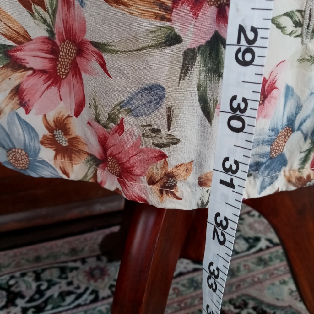 Vintage 1990's Silk Button Down Skirt Size 4 - Picture 5 of 6
